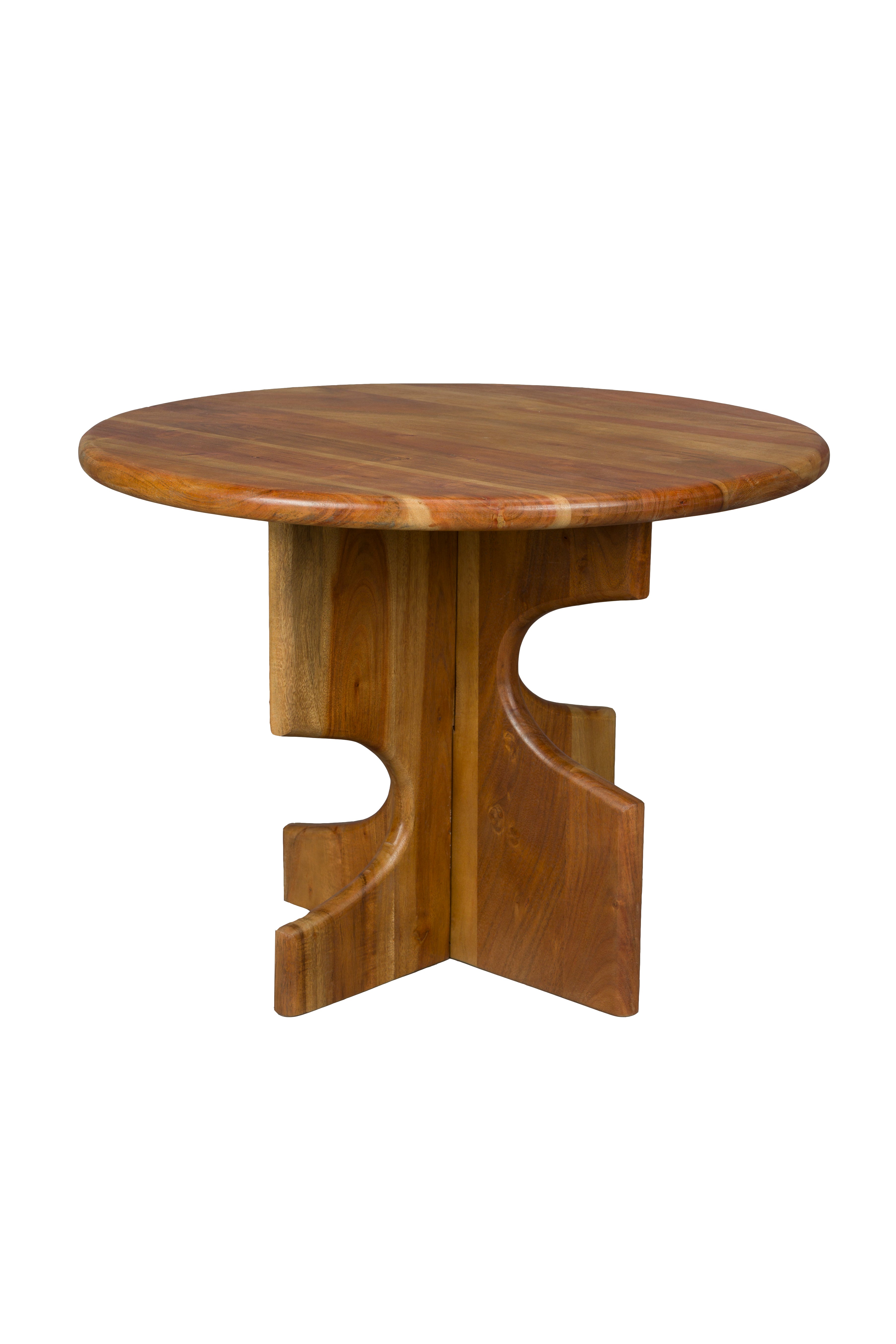 Dutchbone Morgan Carved Mango Wood Side Table